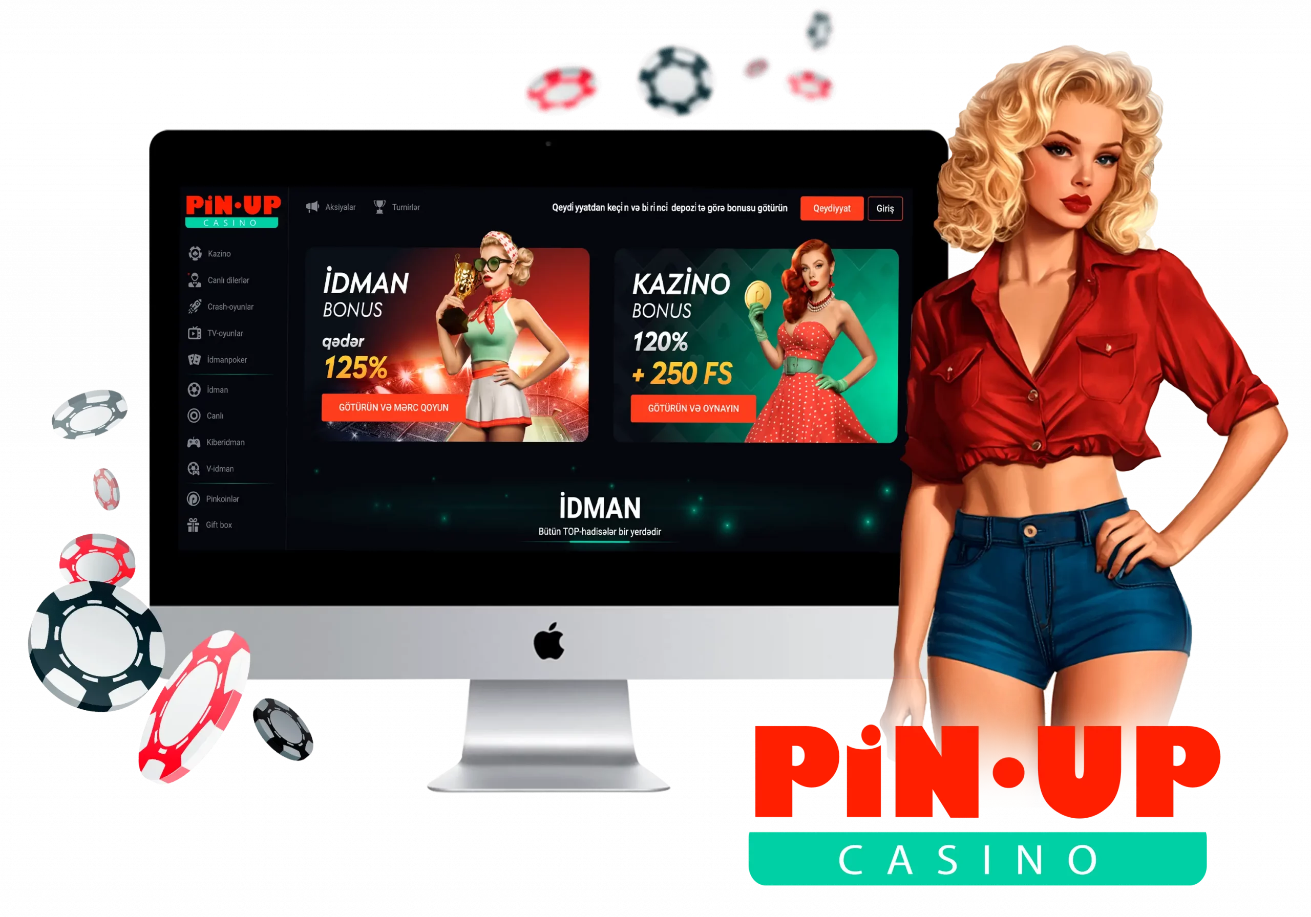 Pin-Up exclusive slots banner